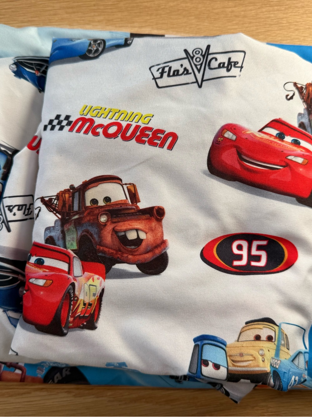 Disney Pixar Cars toddler Bedding fitted sheet - EUC
